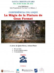 Cartell Magia de la pintura de gran format